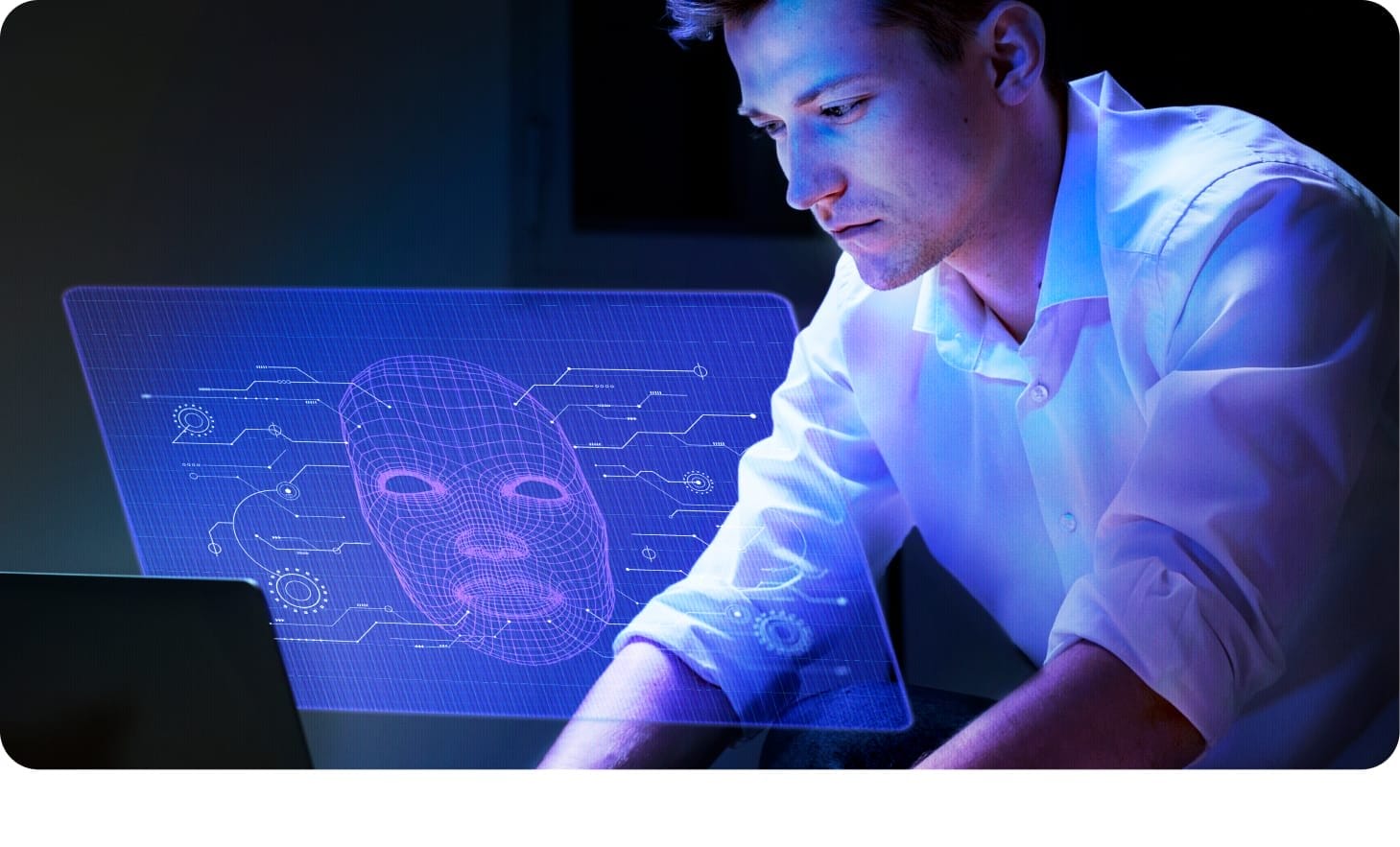 Predictive AI and web analytics for healthcare CRM enrollment platforms.